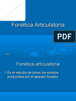 Fonética Articulatoria-Punto y Modo