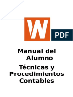 Tecnicas y Procedimientos Contables