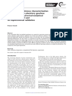 Thermal and Efficiency Characterization of A Low-Backlash Planetary Gearbox