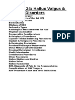 Chapter 24: Hallux Valgus & Related Disorders