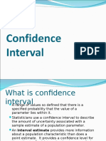 Confidence Interval