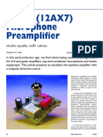 Electronique - Audio - Microphone Valve Preamp