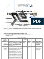 Teaching Care Plan Postpartum: Breastfeeding