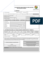 Formulario Registro Obligatorio Empleadores Con Instrucivo