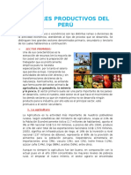 Sectores Productivos Del Perú