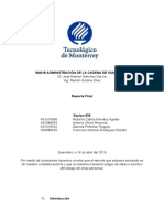 Adiministración Cadena de Suministro Empresa Cementera