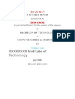 Seminar On 3g Vs Wifi