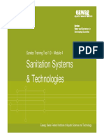 EAWAG SANDEC 2008 Module 4 Sanitation Systems and Technologies - Presentation