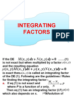 Integrating Factors