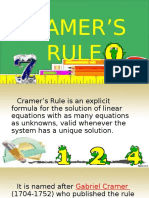 Cramers Rule