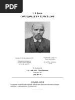 Lenin Consejos de Un Espectador