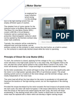 Direct On Line DOL Motor Starter PDF