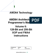 AMD64 Technology AMD64 Architecture Programmer's Manual 128-Bit and 256-Bit XOP and FMA4 Instructions