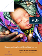 Opportunities For Africa's Newborns: Practical Data, Policy and Programmatic Support For Newborn Care in Africa, November 2006