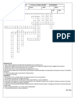 Cruzadinha Historia Pre Historia 6º Ano