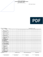 Department of Social Welfare (MDSW) Attendance Sheet