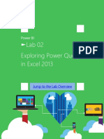 Lab 02 Exploring Power Query in Excel 2013