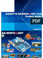 Gigabyte GA-890FXA-UD7 Motherboard Product Guide