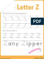 The Letter Z: ZZZZZZ Zany Zipper