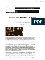 FCMM 2001 - Sounding Off, Part 1