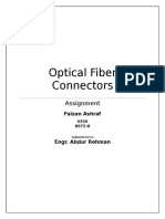 Optical Fiber Connectors: Assignment