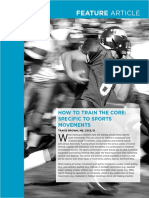 Feature Article: How To Train The Core: Specific To Sports Movements