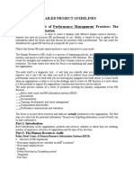 Detailed Project Guidelines Project Title: Audit of Performance Management Practices: The Case of ABC Organization