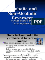 Alcoholic and Non-Alcoholic Beverages