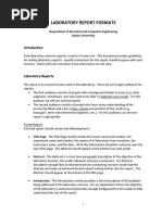 Lab Reports