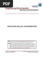 Petroleum Geology and Reservoirs