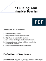 Tour Guiding and Sustainable Tourism