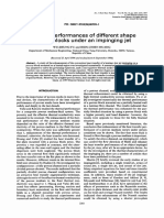 Thermal Performances of Different Shape Porous Blocks Under An Impinging Jet