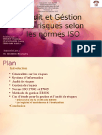 Audit Et Gestion Des Risques Selon Norme Iso