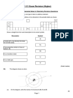 c1 Higher Revision Questions - Set 1 Only