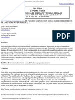 Factores Que Determinan La Exclusión de Los Barrios