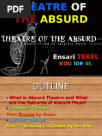 Waiting For Godot-Theatre of The Absurd - Realist Plot and Plot of WFG