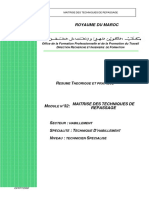 m23 Maitrise Des Techniques de Repassage Et de Conditionnement TH-TSTH PDF