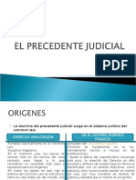 El Precedente Judicial