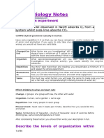 IGCSE Biology Notes Updated April 2016