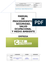 Manual Con 30 Procedimientos de Trabajo Seguro 2015