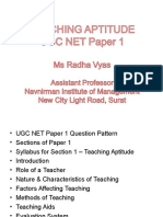 Teaching Aptitude