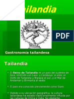 Gastronomía Tailandesa Trabajo