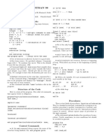 Quick Guide To FORTRAN 90: General Remarks