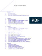 Informatica Repository Tables