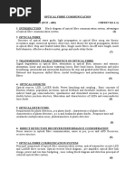 Optical Fibre Communication (Ece-602)