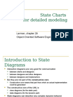 State Charts For Detailed Modeling: Larman, Chapter 29 Object-Oriented Software Engineering