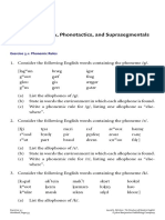 Phonetics Exercises