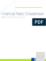 Financial Ratio Cheatsheet PDF