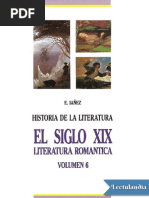 El Siglo XIX Literatura Romantica - Eduardo Ianez