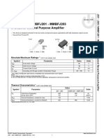 J201 - J202 / MMBFJ201 - MMBFJ203: N-Channel General Purpose Amplifier